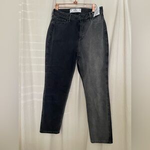Hollister Black and Gray Denim Jeans